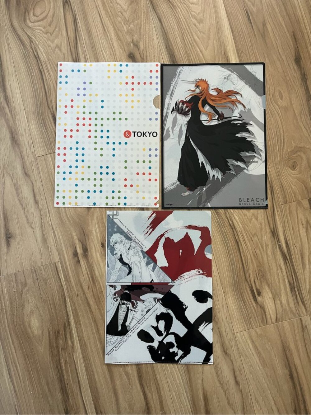 3 Bleach Clear File Folder Ichigo Kurosaki Captain Thousand Year War Anime Japan